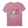 Moin Löppt Casual Nordsee Ostsee Möwe mit Hut T-Shirt – Lustiges Meeresmotiv für Nord- und Ostsee-Fans