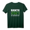 Rente 2021 Der Countdown Läuft - Lustiges Geschenk T-Shirt für den Ruhestand, Geburtstag oder Weihnachten