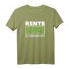 Rente 2021 Der Countdown Läuft - Lustiges Geschenk T-Shirt für den Ruhestand, Geburtstag oder Weihnachten
