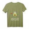 Avocado Jura ADVOCADO Student Jurist Anwalt T-Shirt mit V-Ausschnitt – Lustiges Geschenk für Jurastudenten, Veganer & Vegetarier