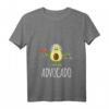 Avocado Jura ADVOCADO Student Jurist Anwalt T-Shirt mit V-Ausschnitt – Lustiges Geschenk für Jurastudenten, Veganer & Vegetarier