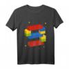 Kinder Building Blocks T-Shirt – Perfektes Geburtstagsgeschenk für 9-Jährige Jungen und Mädchen mit Baustein-Design