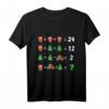 Lustiges Mathe Lehrer Rechnen Ugly Christmas T-Shirt – Humoriges Weihnachtsgeschenk für Lehrer, Schüler und Studenten mit Rechenaufgabe im festlichen Design