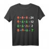 Lustiges Mathe Lehrer Rechnen Ugly Christmas T-Shirt – Humoriges Weihnachtsgeschenk für Lehrer, Schüler und Studenten mit Rechenaufgabe im festlichen Design