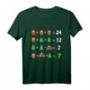 Lustiges Mathe Lehrer Rechnen Ugly Christmas T-Shirt – Humoriges Weihnachtsgeschenk für Lehrer, Schüler und Studenten mit Rechenaufgabe im festlichen Design