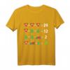 Lustiges Mathe Lehrer Rechnen Ugly Christmas T-Shirt – Humoriges Weihnachtsgeschenk für Lehrer, Schüler und Studenten mit Rechenaufgabe im festlichen Design