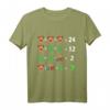 Lustiges Mathe Lehrer Rechnen Ugly Christmas T-Shirt – Humoriges Weihnachtsgeschenk für Lehrer, Schüler und Studenten mit Rechenaufgabe im festlichen Design