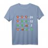 Lustiges Mathe Lehrer Rechnen Ugly Christmas T-Shirt – Humoriges Weihnachtsgeschenk für Lehrer, Schüler und Studenten mit Rechenaufgabe im festlichen Design