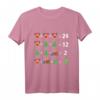 Lustiges Mathe Lehrer Rechnen Ugly Christmas T-Shirt – Humoriges Weihnachtsgeschenk für Lehrer, Schüler und Studenten mit Rechenaufgabe im festlichen Design