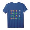 Lustiges Mathe Lehrer Rechnen Ugly Christmas T-Shirt – Humoriges Weihnachtsgeschenk für Lehrer, Schüler und Studenten mit Rechenaufgabe im festlichen Design