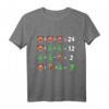 Lustiges Mathe Lehrer Rechnen Ugly Christmas T-Shirt – Humoriges Weihnachtsgeschenk für Lehrer, Schüler und Studenten mit Rechenaufgabe im festlichen Design