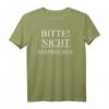 Bitte nicht ansprechen T-Shirt – Modernes Statement Shirt für Herren, Damen & Kinder, Perfektes Geschenk für Geburtstag, Weihnachten & mehr