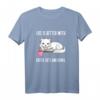 Kaffee, Katzen und Bücher Lustiges T-Shirt – Perfekte Geschenkidee für Katzenfans, Bücherwürmer und Kaffeeliebhaber