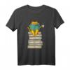 Lese-Katze – Lustiges Buch- und Teeliebhaber Geschenk T-Shirt für Katzen- und Buchliebhaber