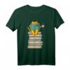 Lese-Katze – Lustiges Buch- und Teeliebhaber Geschenk T-Shirt für Katzen- und Buchliebhaber