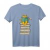 Lese-Katze – Lustiges Buch- und Teeliebhaber Geschenk T-Shirt für Katzen- und Buchliebhaber