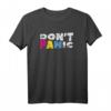 Pan Pride LGBTQ Dont Panic Pansexual T-Shirt - Support & Celebrate LGBTQ Equality at Pride Events