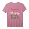 Unterstützt lokale Büchereien T-Shirt - Lese Shirt für Buchliebhaber, Bibliotheksfans & Literaturfreunde als Geschenk