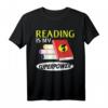Lesen ist meine Supermacht T-Shirt – Lustiges Buchliebhaber Design, perfektes Geschenk für Schüler, Studenten, Lehrer & Bücherwürmer