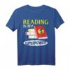 Lesen ist meine Supermacht T-Shirt – Lustiges Buchliebhaber Design, perfektes Geschenk für Schüler, Studenten, Lehrer & Bücherwürmer