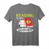 Lesen ist meine Supermacht T-Shirt – Lustiges Buchliebhaber Design, perfektes Geschenk für Schüler, Studenten, Lehrer & Bücherwürmer