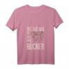 Damen Bücher Spruch T-Shirt mit V-Ausschnitt – Lustiges Geschenk für Leseratten, Bücherwürmer und Bibliotheksliebhaberinnen