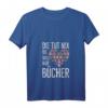 Damen Bücher Spruch T-Shirt mit V-Ausschnitt – Lustiges Geschenk für Leseratten, Bücherwürmer und Bibliotheksliebhaberinnen