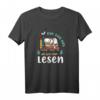 Die Tut Nix Die Will Nur Bücher Lesen - Lustiges Lesekatzen T-Shirt für Buchliebhaber, Leseratten & Literaturfans zu Geburtstag & Weihnachten