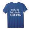 Jesus Bibel Glaube Gott Christ Kirche Lesen T-Shirt – Religiöses Shirt für Christen, Kirche & Glaubensbotschaft