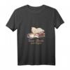 Damen Lesen Bücherliebhaber T-Shirt mit V-Ausschnitt – Retro Motiv für Bücherwürmer und Kaffeeliebhaber, bequem und stilvoll