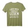 Lass Mich Einfach Lesen Und Niemand Wird Verletzt T-Shirt – Lustiges Buch Geschenk für Bücherwurm & Buchliebhaber zu Weihnachten, Geburtstag & Co.