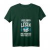 Damen Lass Mich Einfach Lesen T-Shirt mit V-Ausschnitt – Lustiges Bücherwurm Literatur Design als Geschenk für Bücherliebhaber und Lesefans