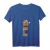 Damen T-Shirt mit Fuchs, Buch und Kaffee - Perfekt zum HapMonkey für Buch- und Kaffeeliebhaberinnen
