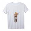 Damen T-Shirt mit Fuchs, Buch und Kaffee - Perfekt zum HapMonkey für Buch- und Kaffeeliebhaberinnen