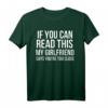 Wenn Sie lesen können diese My Freundin sagt Funny T-Shirt – Lustiges Geschenk für Freundin oder Partner, Locker sitzendes T-Shirt für besondere Anlässe