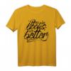 Bücher T-Shirt Lesen Geschenk für Buchfans, Leser & Autoren - Perfekt als Geburtstags- oder Weihnachtsgeschenk