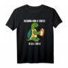 Schildkröte und Buch lesen Spruch T-Shirt – Lustiges Design für Schildkröten- und Bücherliebhaber, perfekt für Schildkrötenmama & Papa