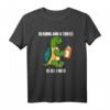 Schildkröte und Buch lesen Spruch T-Shirt – Lustiges Design für Schildkröten- und Bücherliebhaber, perfekt für Schildkrötenmama & Papa