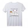 Kätzchen und Lesen Kaffee Niedlich T-Shirt - Perfektes Geschenk für Katzen- und Bücherliebhaber, Leseratten & Kaffeegenießer