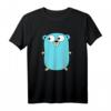 Go Golang Programmiersprache Logo Maskottchen Gopher T-Shirt – Perfektes Geschenk für Entwickler und Gopher-Fans