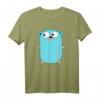 Go Golang Programmiersprache Logo Maskottchen Gopher T-Shirt – Perfektes Geschenk für Entwickler und Gopher-Fans