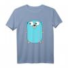 Go Golang Programmiersprache Logo Maskottchen Gopher T-Shirt – Perfektes Geschenk für Entwickler und Gopher-Fans