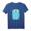 Go Golang Programmiersprache Logo Maskottchen Gopher T-Shirt – Perfektes Geschenk für Entwickler und Gopher-Fans