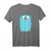 Go Golang Programmiersprache Logo Maskottchen Gopher T-Shirt – Perfektes Geschenk für Entwickler und Gopher-Fans