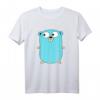 Go Golang Programmiersprache Logo Maskottchen Gopher T-Shirt – Perfektes Geschenk für Entwickler und Gopher-Fans