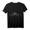 Herzschlag Bücher Lesen T-Shirt - Perfekte Geschenkidee für Bücherwurm, Bibliothekar und Leseratten zu Weihnachten, Geburtstag & Vatertag