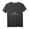 Herzschlag Bücher Lesen T-Shirt - Perfekte Geschenkidee für Bücherwurm, Bibliothekar und Leseratten zu Weihnachten, Geburtstag & Vatertag