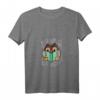 Damen Bücherwurm Eule Leseratte T-Shirt mit V-Ausschnitt - Perfekt für Buchfans, Leseratten & Geschenke zum Geburtstag oder Weihnachten