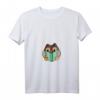 Damen Bücherwurm Eule Leseratte T-Shirt mit V-Ausschnitt - Perfekt für Buchfans, Leseratten & Geschenke zum Geburtstag oder Weihnachten