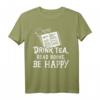 Buch Lesen Teetrinker Leser Entspannen T-Shirt - Komfortables Freizeitshirt mit Spruch für Leser und Teeliebhaber